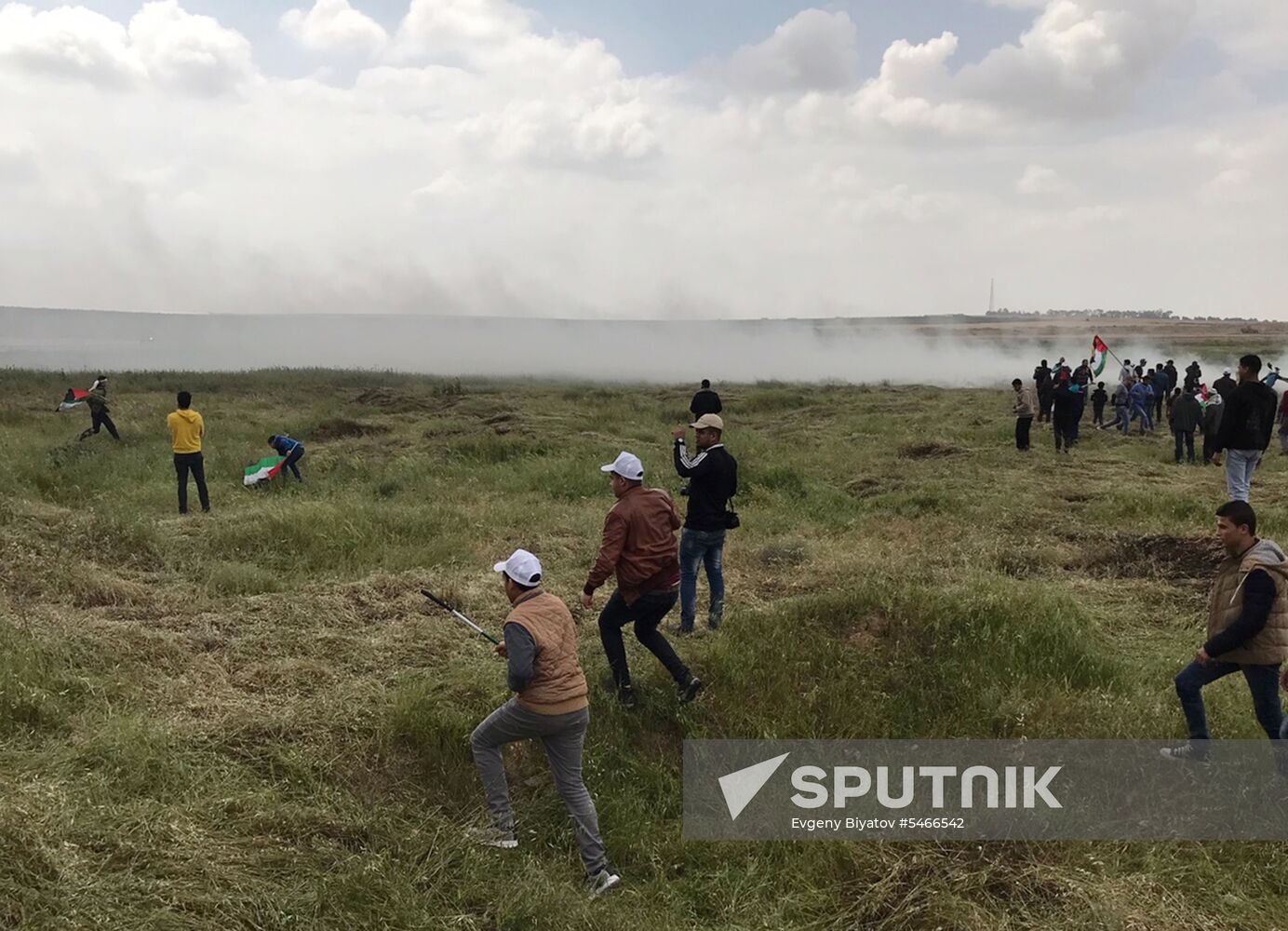 Protests at Gaza Strip's border with Israel