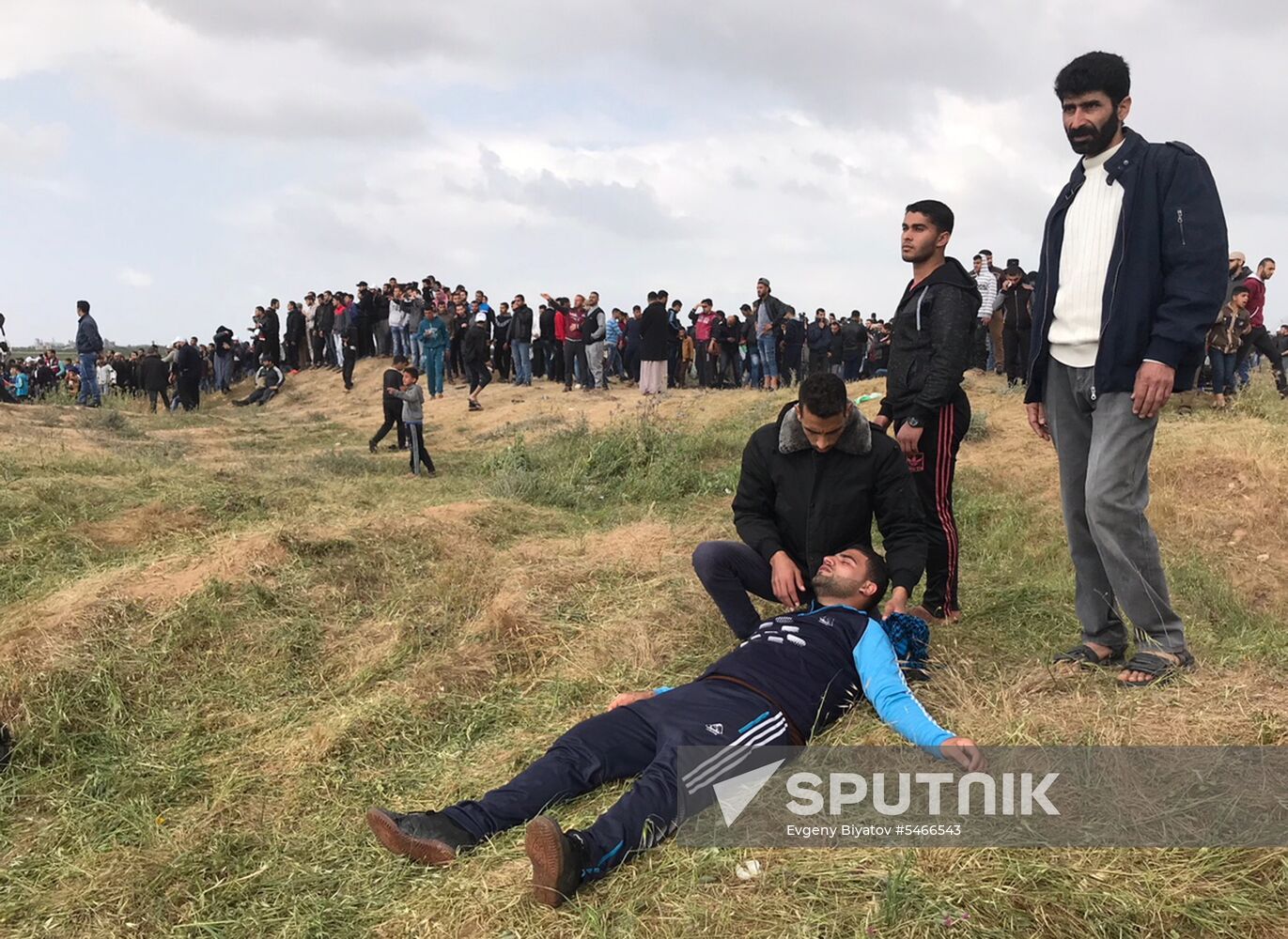 Protests at Gaza Strip's border with Israel