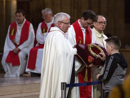 Catholic Good Friday in Paris