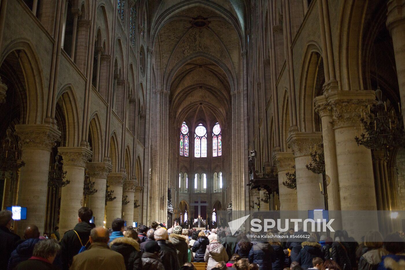 Catholic Good Friday in Paris