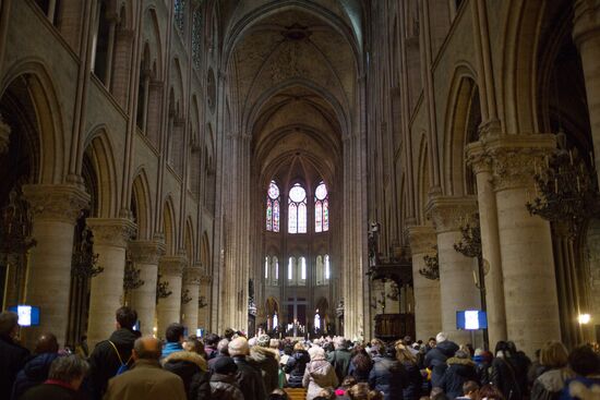 Catholic Good Friday in Paris
