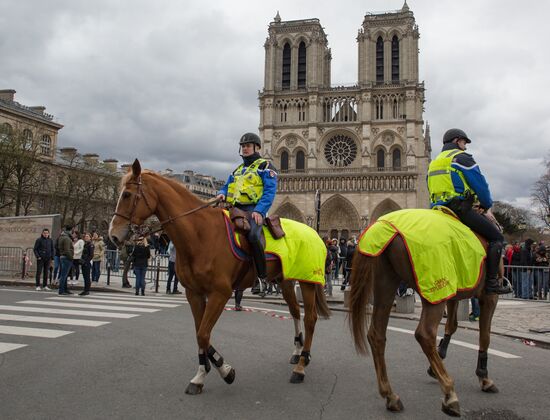 Catholic Good Friday in Paris