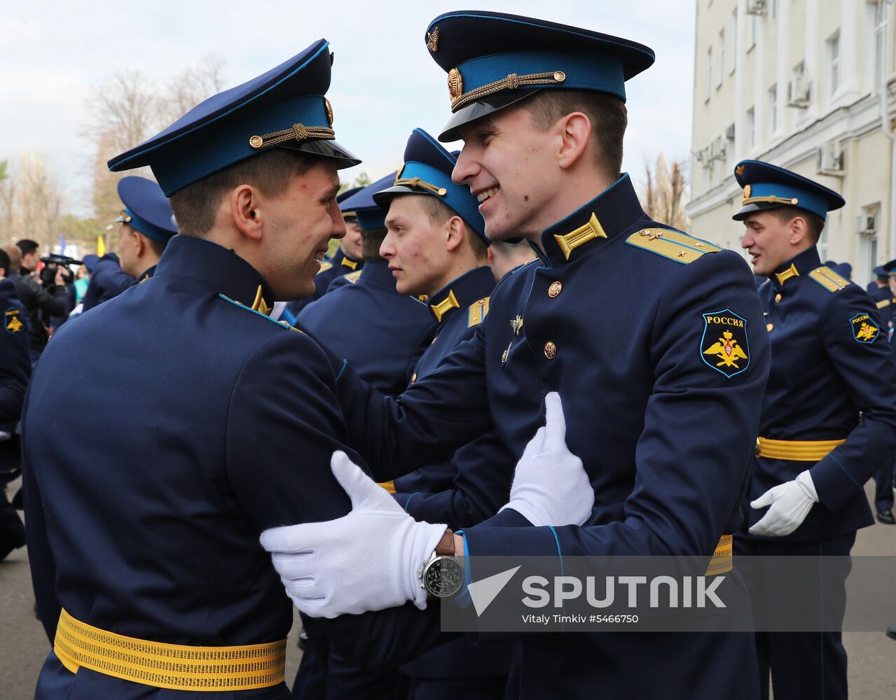 Krasnodar Higher Military Aviation School holds graduation ceremony