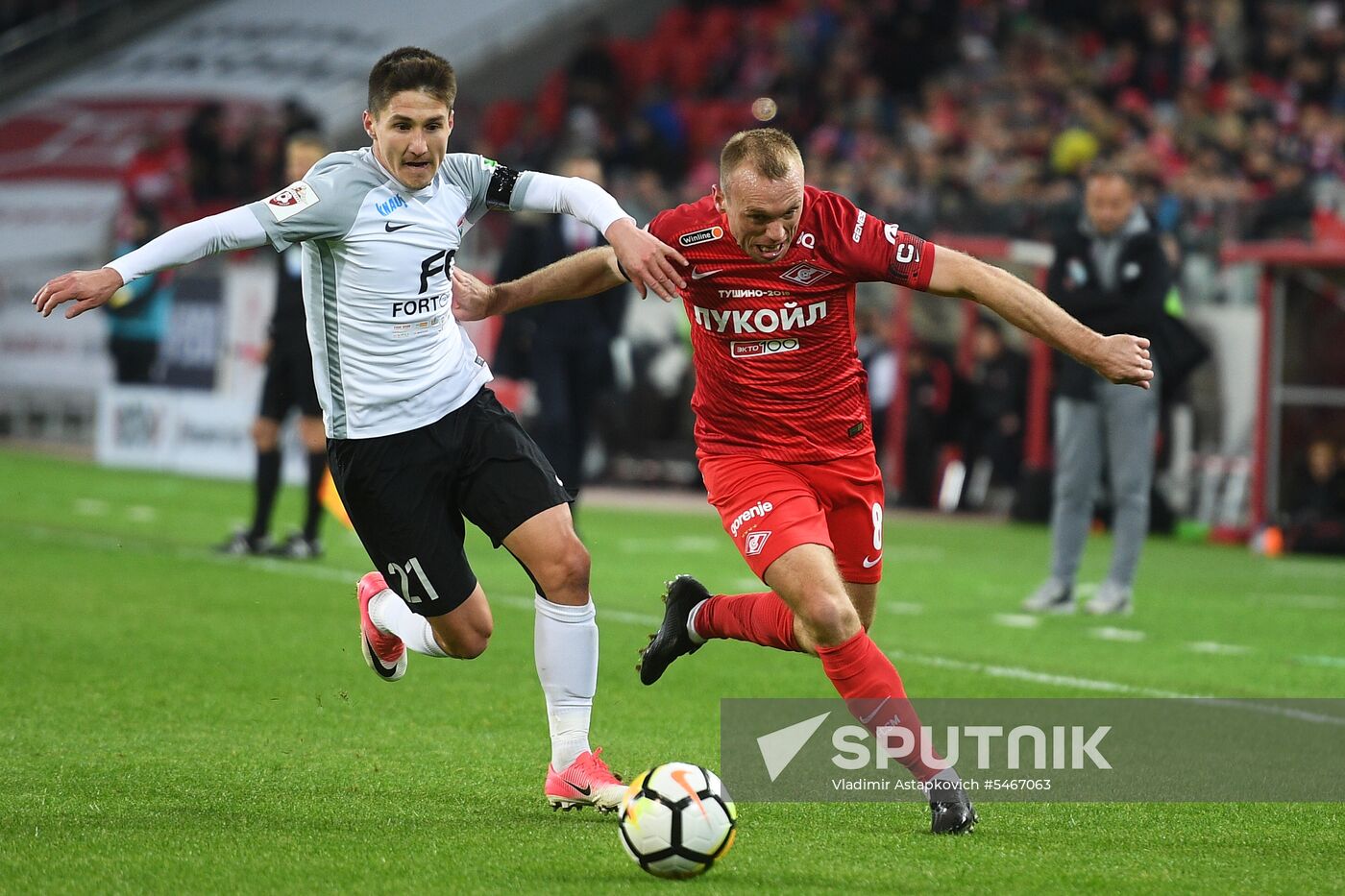 Russian Football Premier League. Spartak vs. Tosno