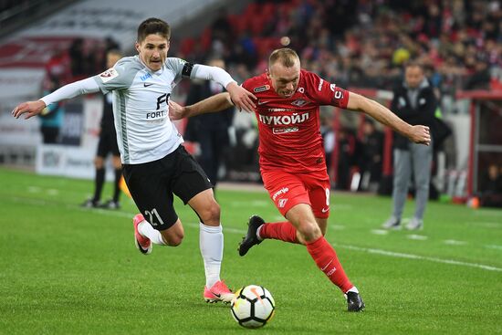 Russian Football Premier League. Spartak vs. Tosno