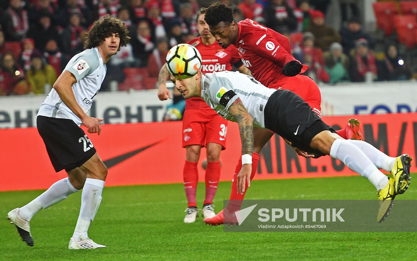 Russian Football Premier League. Spartak vs. Tosno