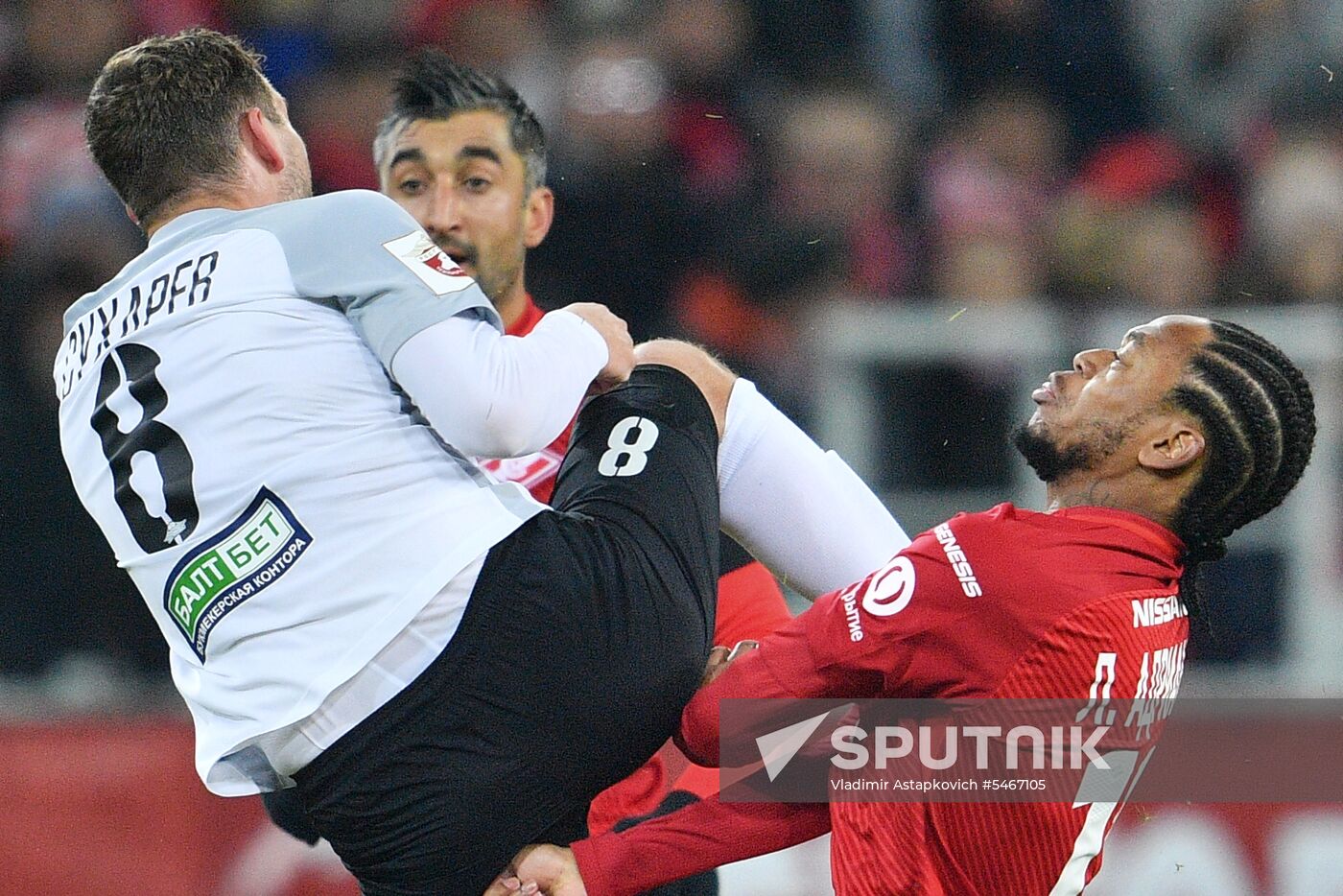 Russian Football Premier League. Spartak vs. Tosno