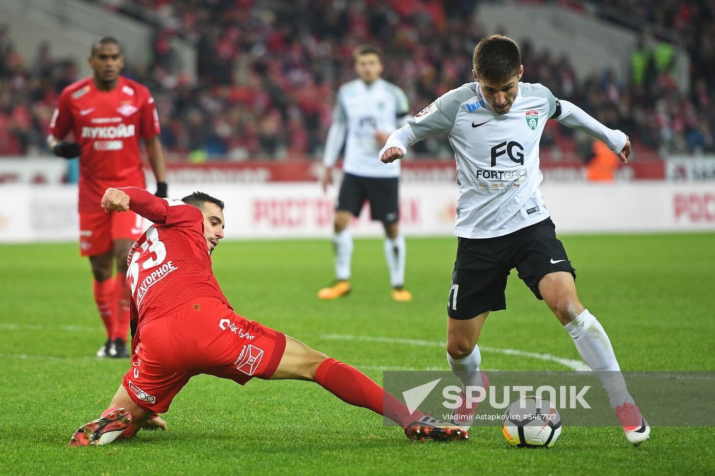 Russian Football Premier League. Spartak vs. Tosno
