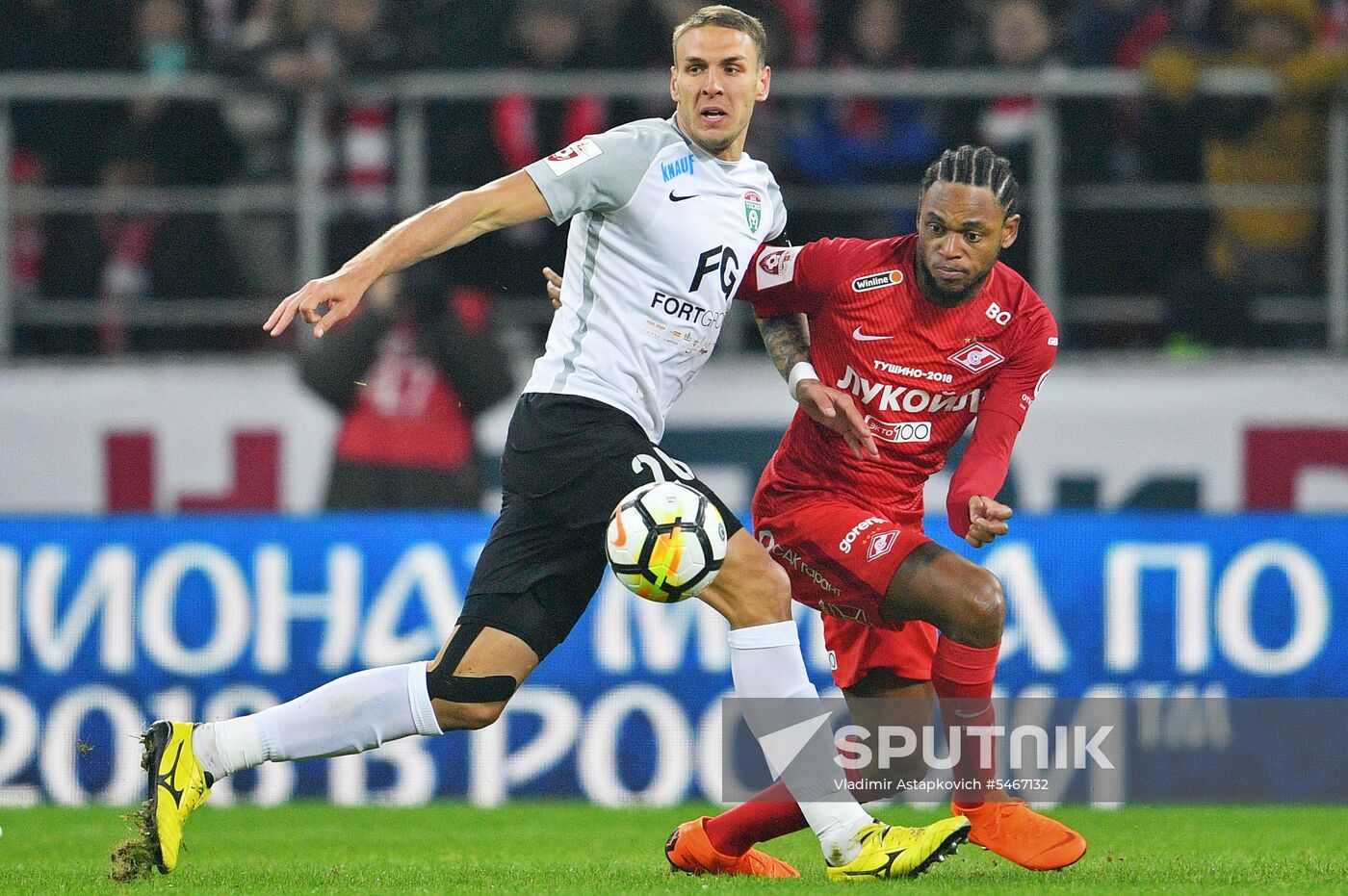 Russian Football Premier League. Spartak vs. Tosno