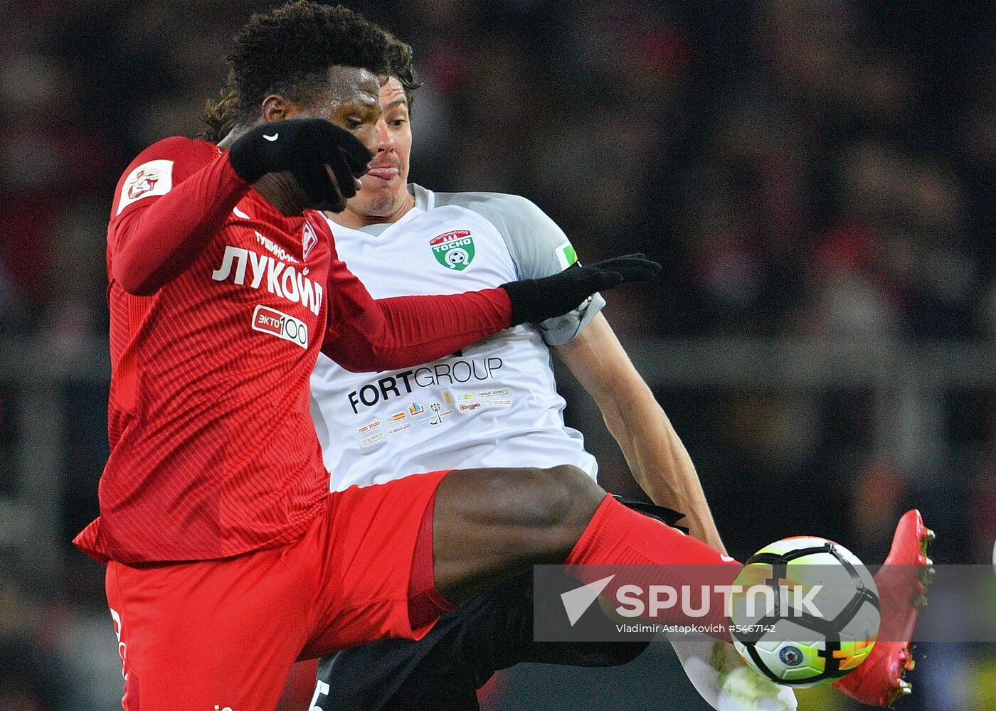 Russian Football Premier League. Spartak vs. Tosno
