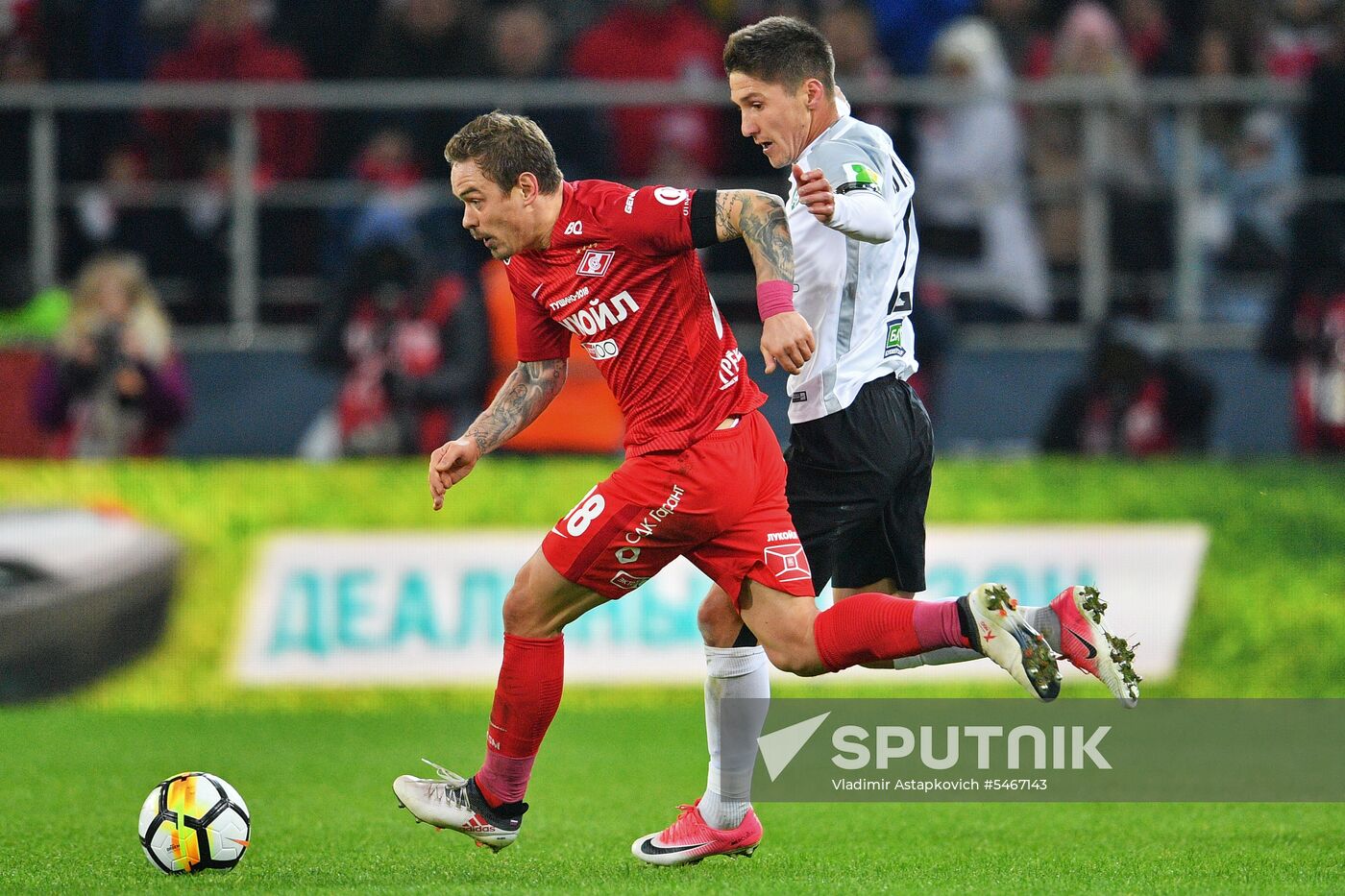 Russian Football Premier League. Spartak vs. Tosno