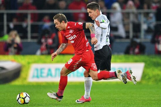 Russian Football Premier League. Spartak vs. Tosno