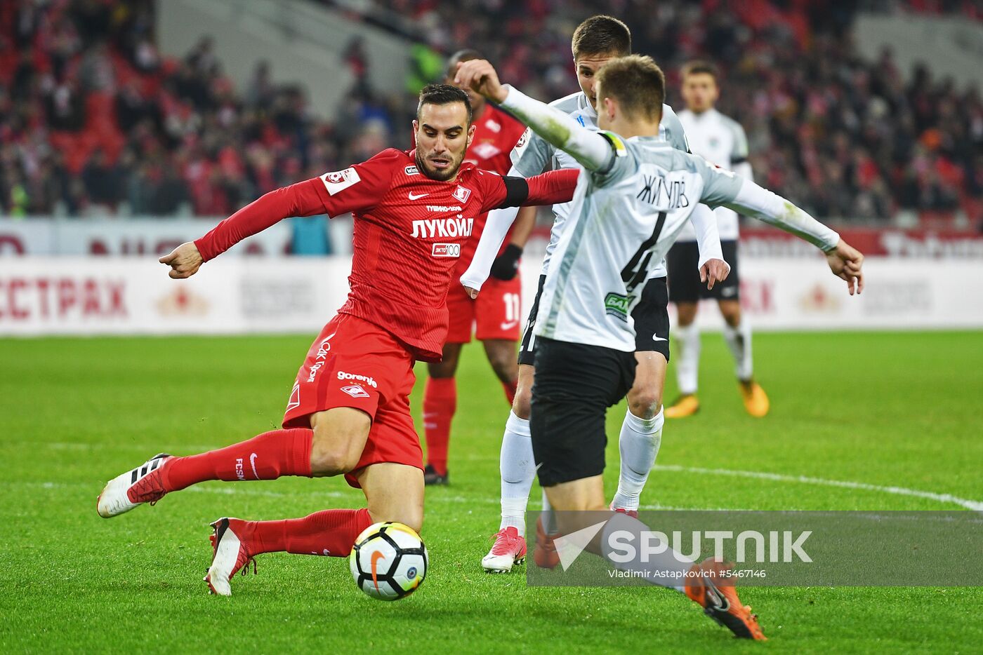 Russian Football Premier League. Spartak vs. Tosno