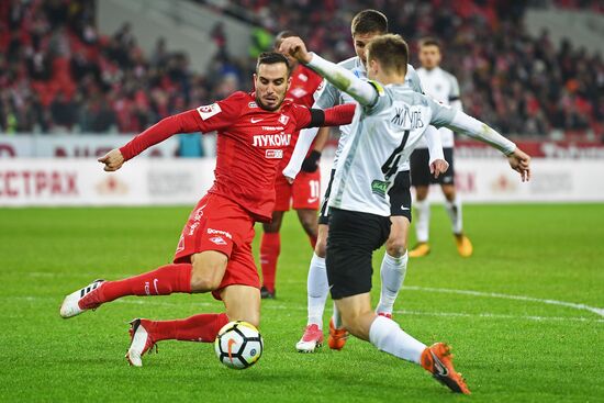 Russian Football Premier League. Spartak vs. Tosno