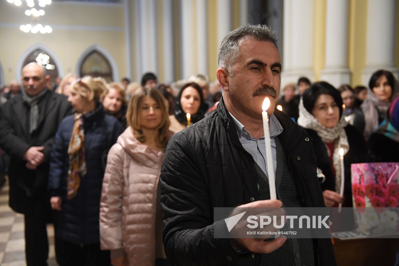 Catholic Easter celebrated in Moscow
