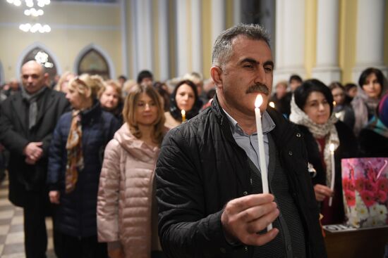 Catholic Easter celebrated in Moscow