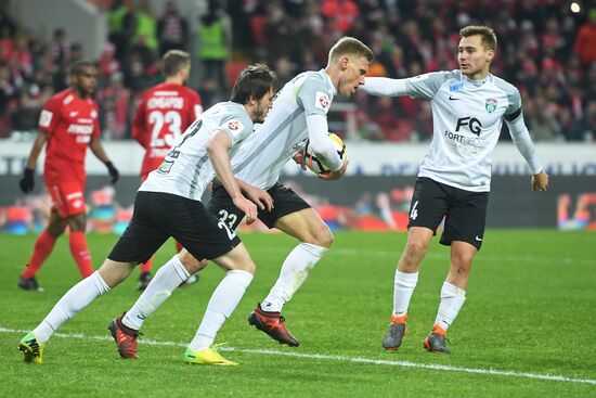 Russian Football Premier League. Spartak vs. Tosno