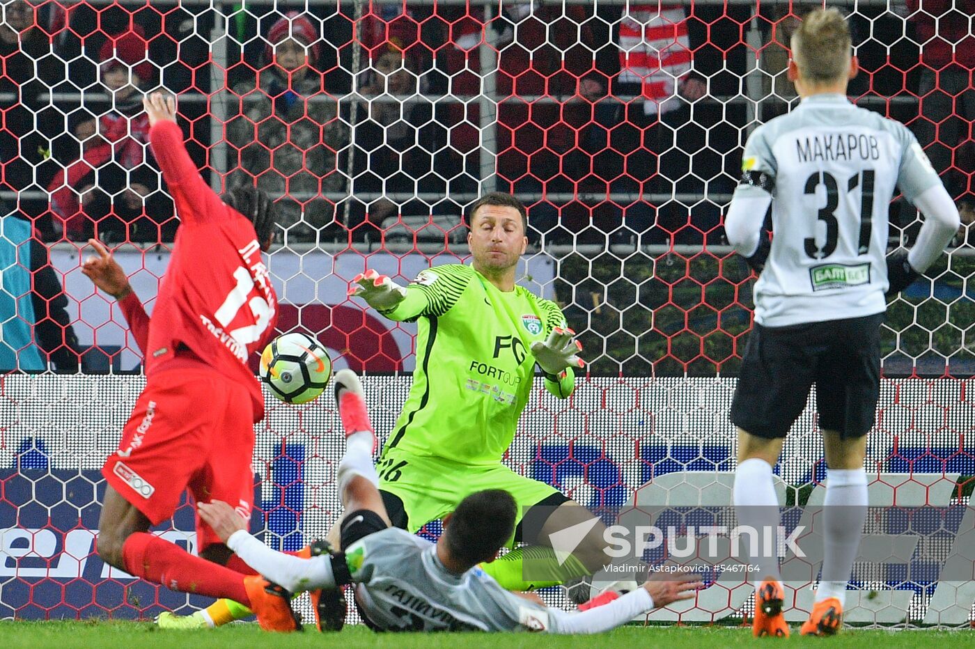 Russian Football Premier League. Spartak vs. Tosno