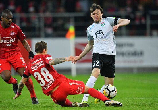 Russian Football Premier League. Spartak vs. Tosno