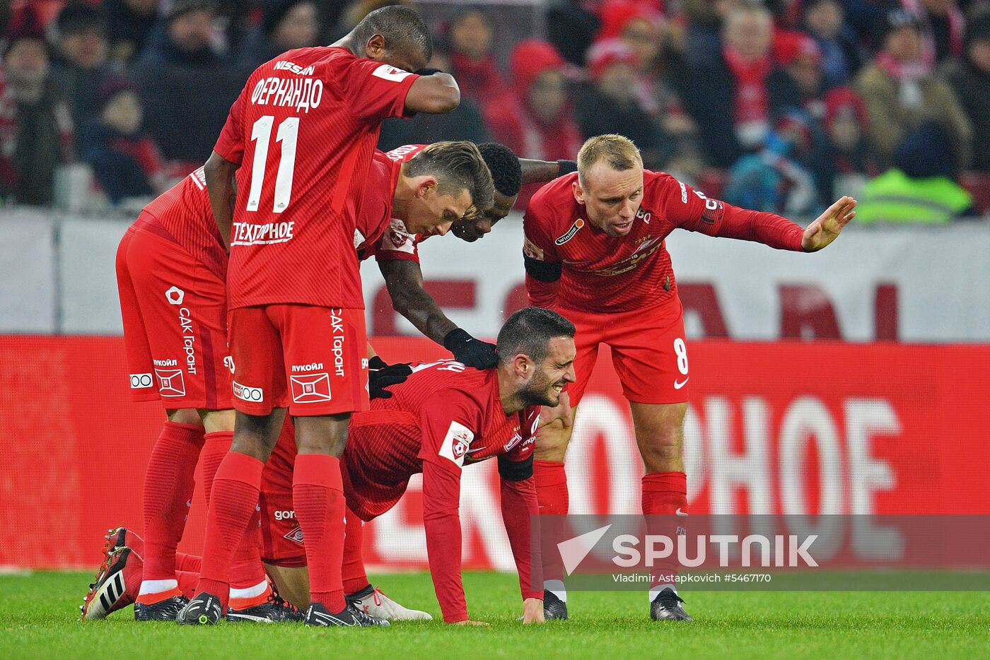 Russian Football Premier League. Spartak vs. Tosno