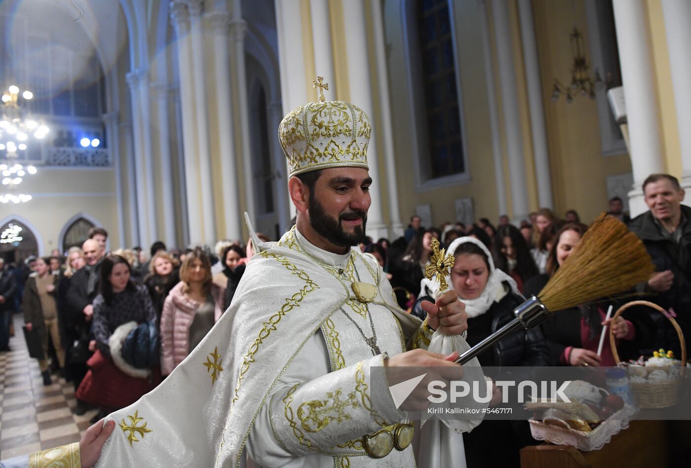 Catholic Easter celebrated in Moscow