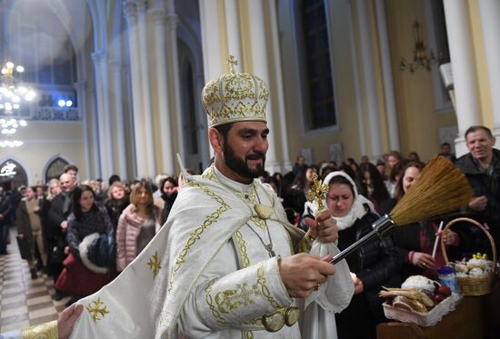 Catholic Easter celebrated in Moscow