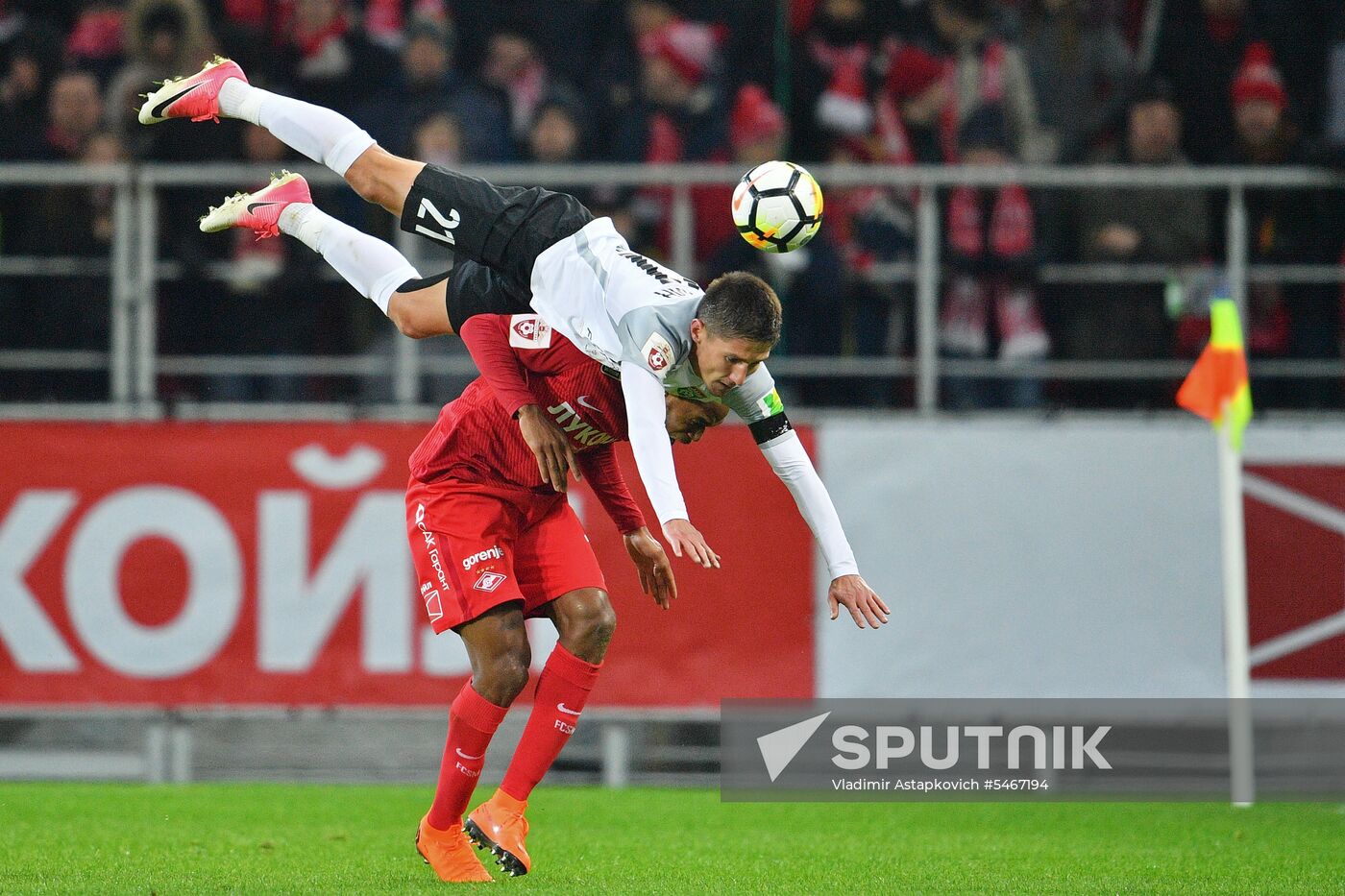 Russian Football Premier League. Spartak vs. Tosno
