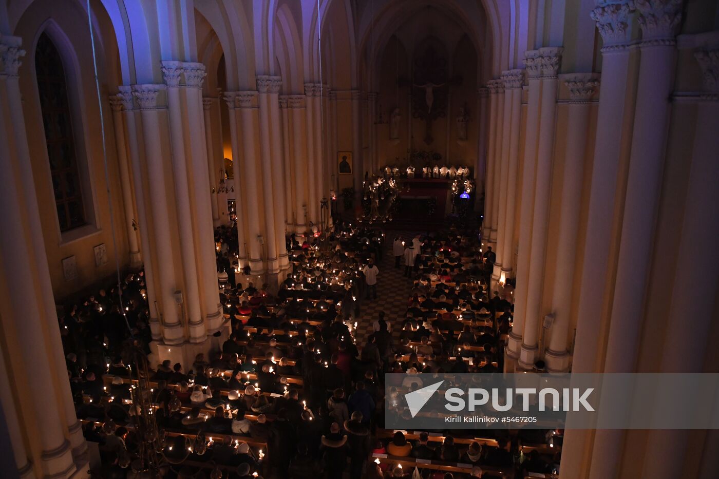 Catholic Easter celebrated in Moscow