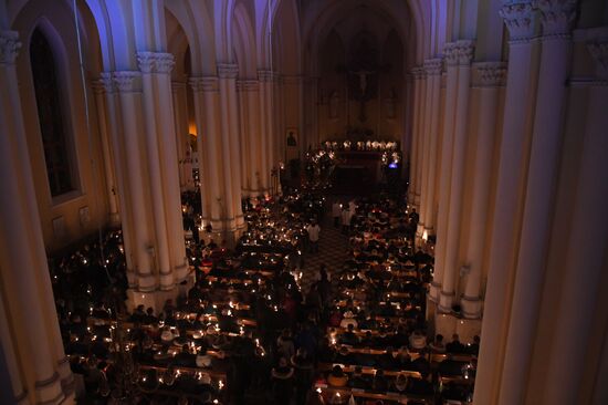 Catholic Easter celebrated in Moscow