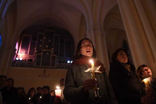 Catholic Easter celebrated in Moscow