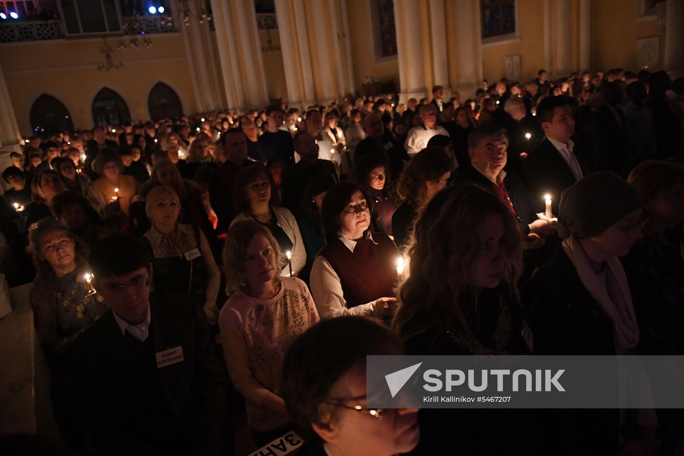 Catholic Easter celebrated in Moscow