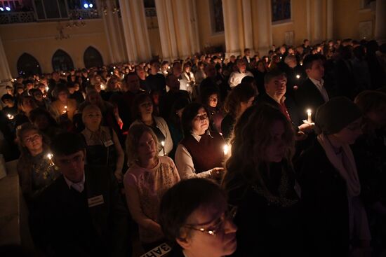 Catholic Easter celebrated in Moscow