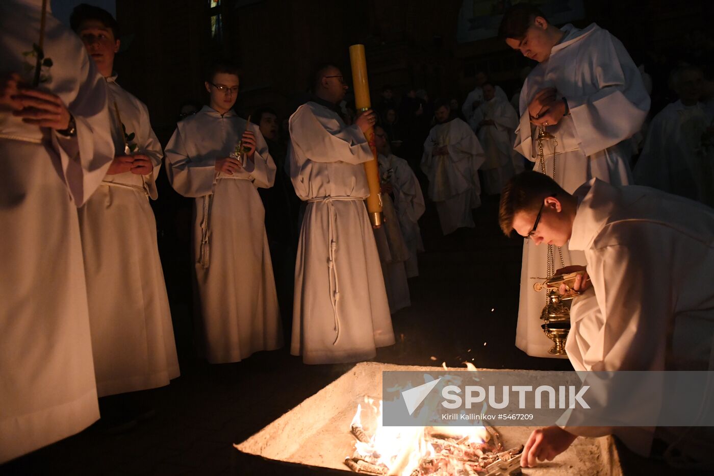 Catholic Easter celebrated in Moscow