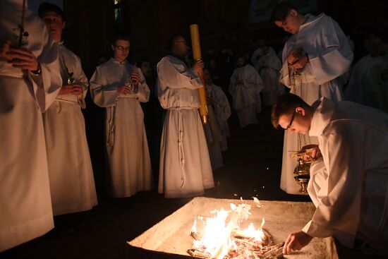 Catholic Easter celebrated in Moscow
