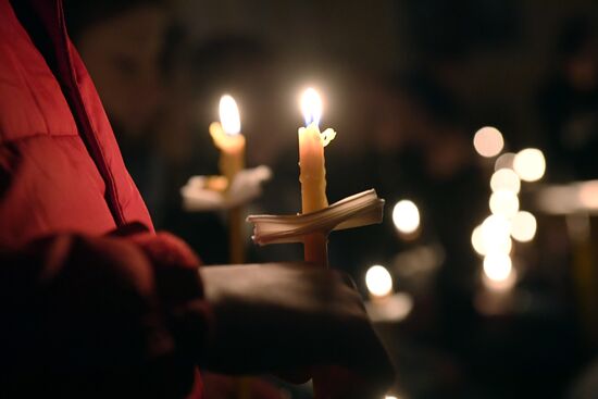 Catholic Easter celebrated in Moscow