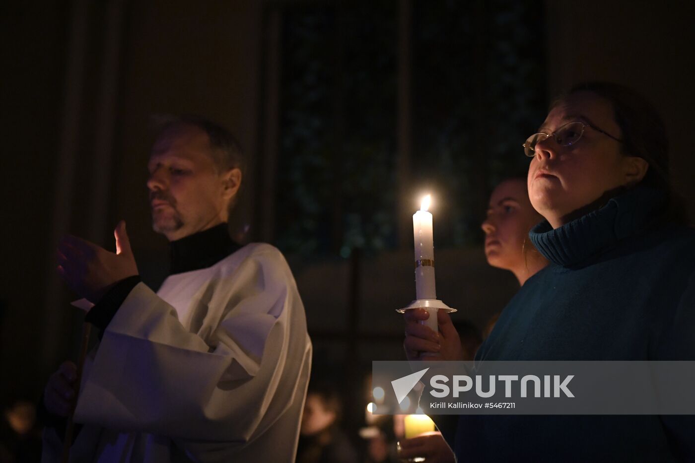 Catholic Easter celebrated in Moscow