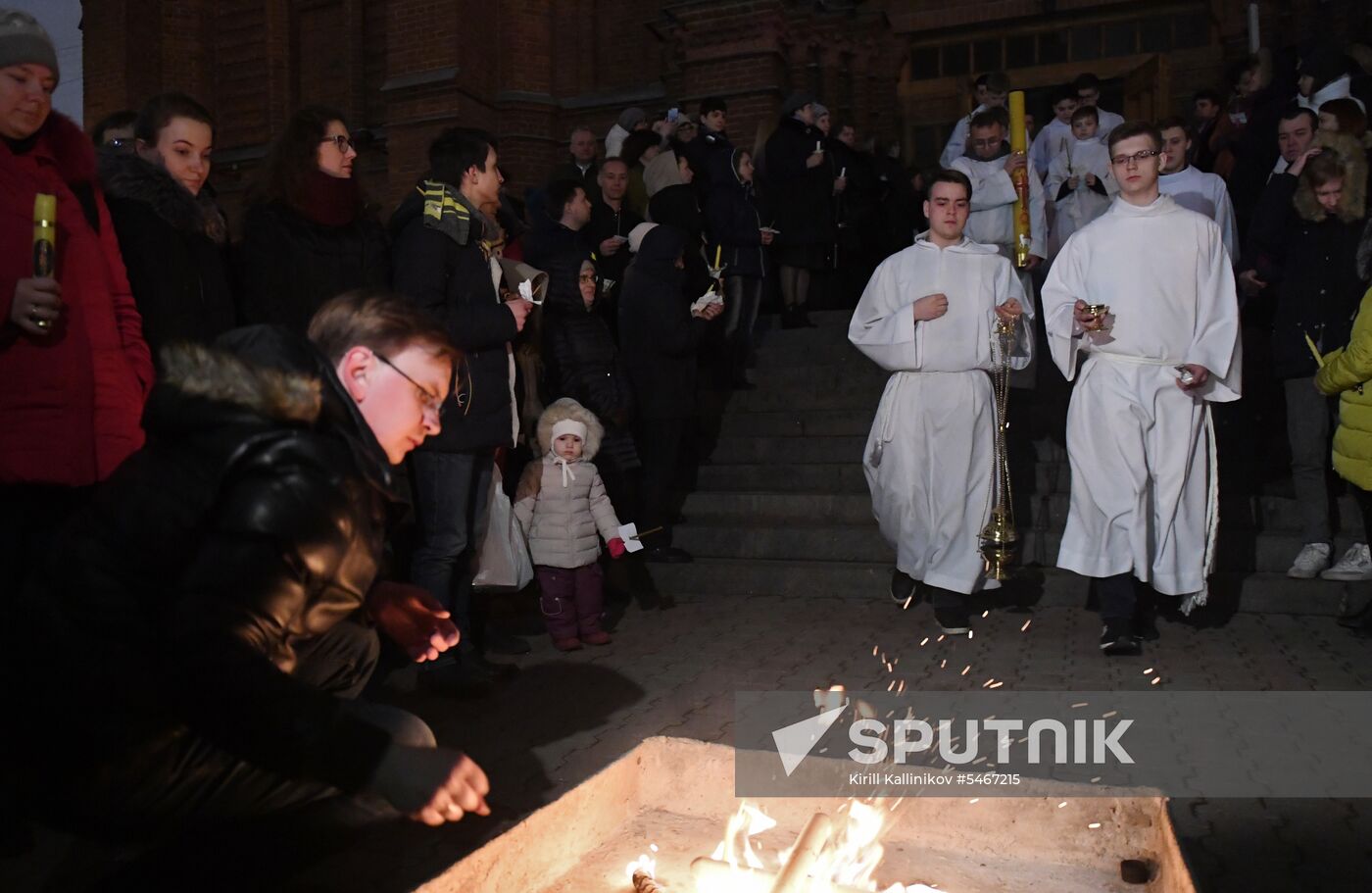 Catholic Easter celebrated in Moscow