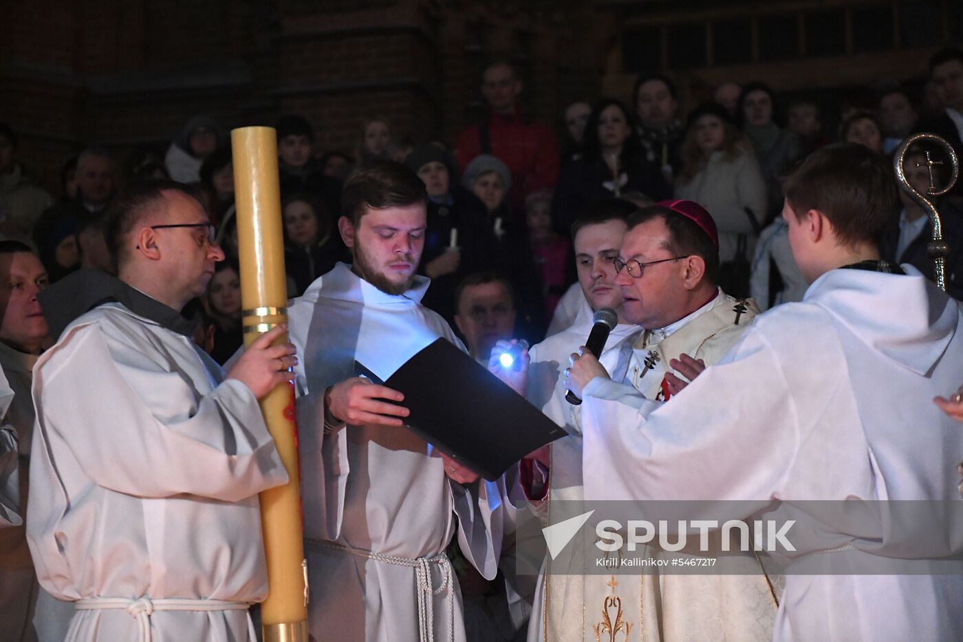 Catholic Easter celebrated in Moscow