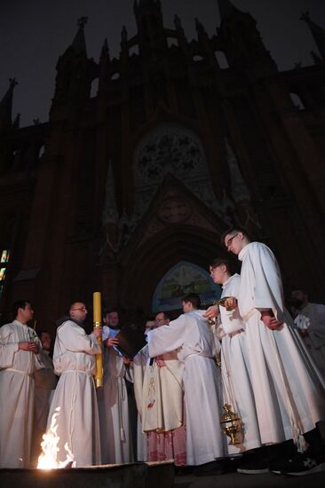 Catholic Easter celebrated in Moscow