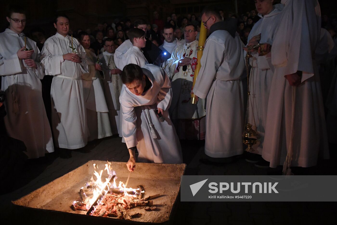 Catholic Easter celebrated in Moscow