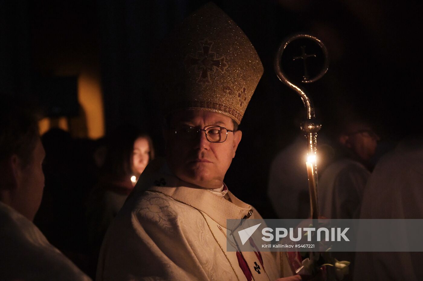 Catholic Easter celebrated in Moscow