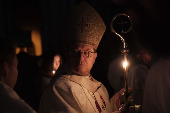 Catholic Easter celebrated in Moscow