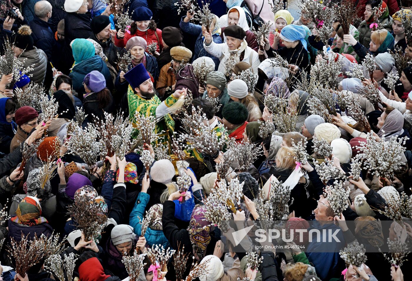 Palm Sunday celebrated in Russia