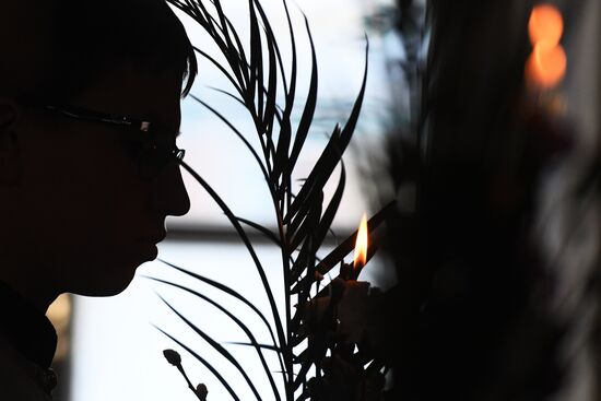 Palm Sunday celebrated in Russia
