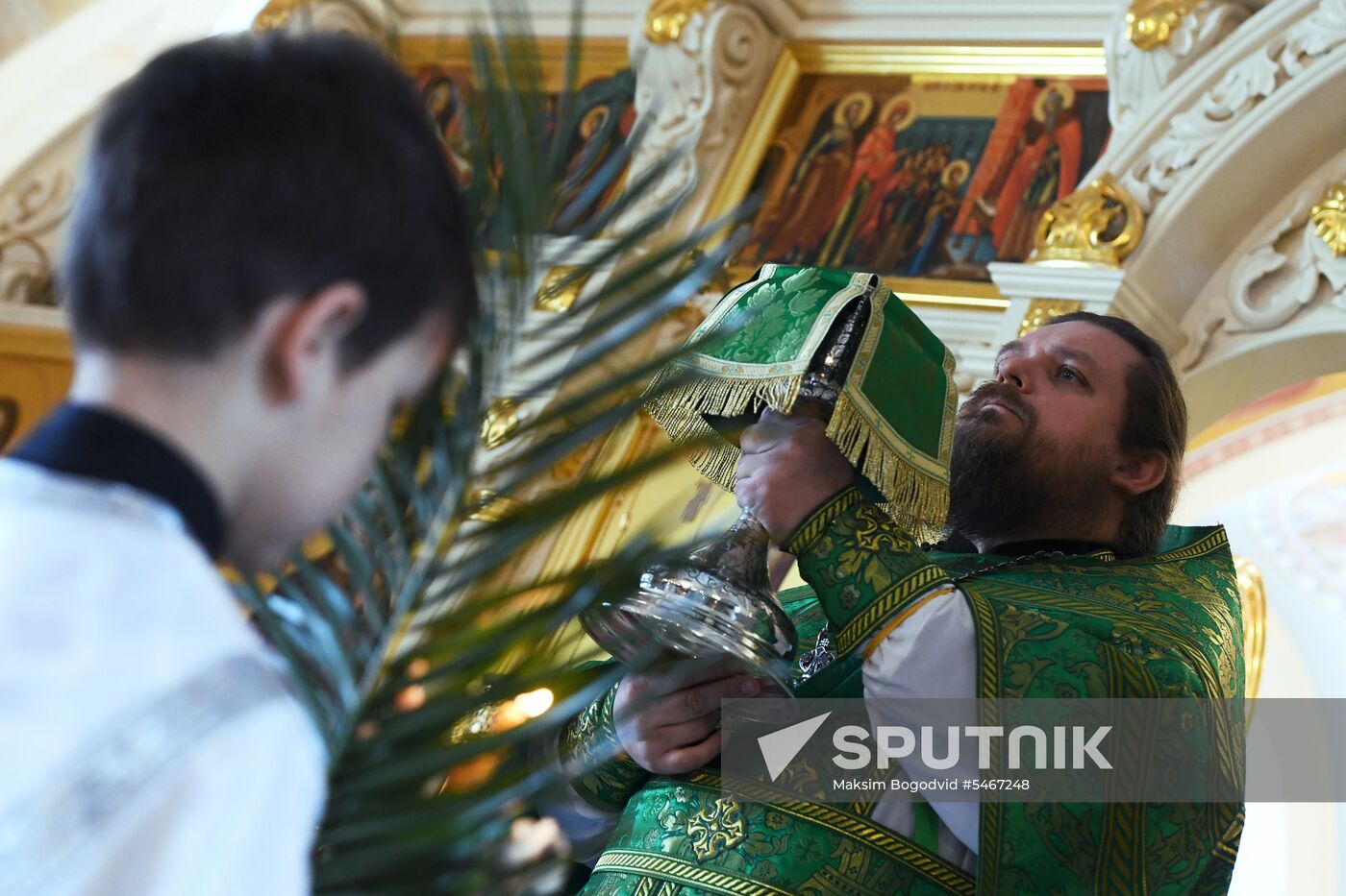 Palm Sunday celebrated in Russia
