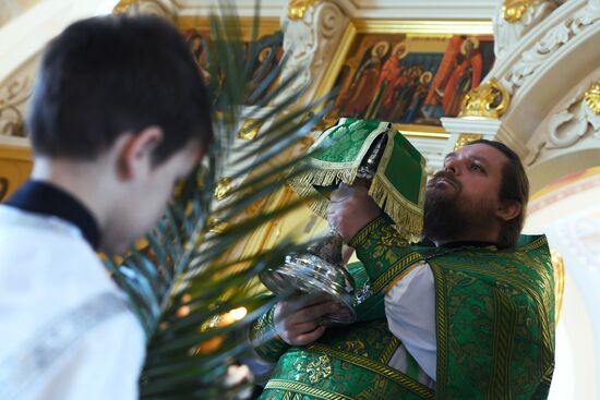 Palm Sunday celebrated in Russia
