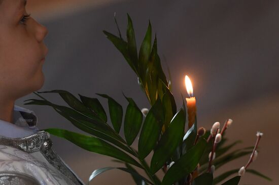 Palm Sunday celebrated in Russia