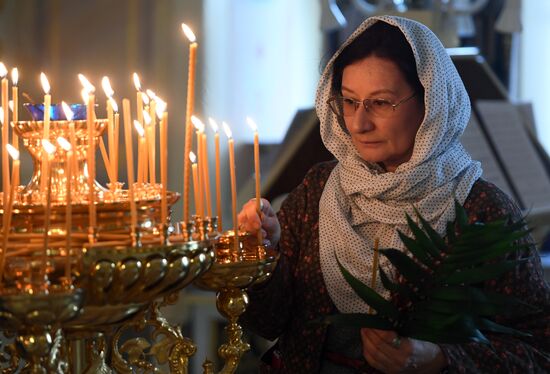 Palm Sunday celebrated in Russia