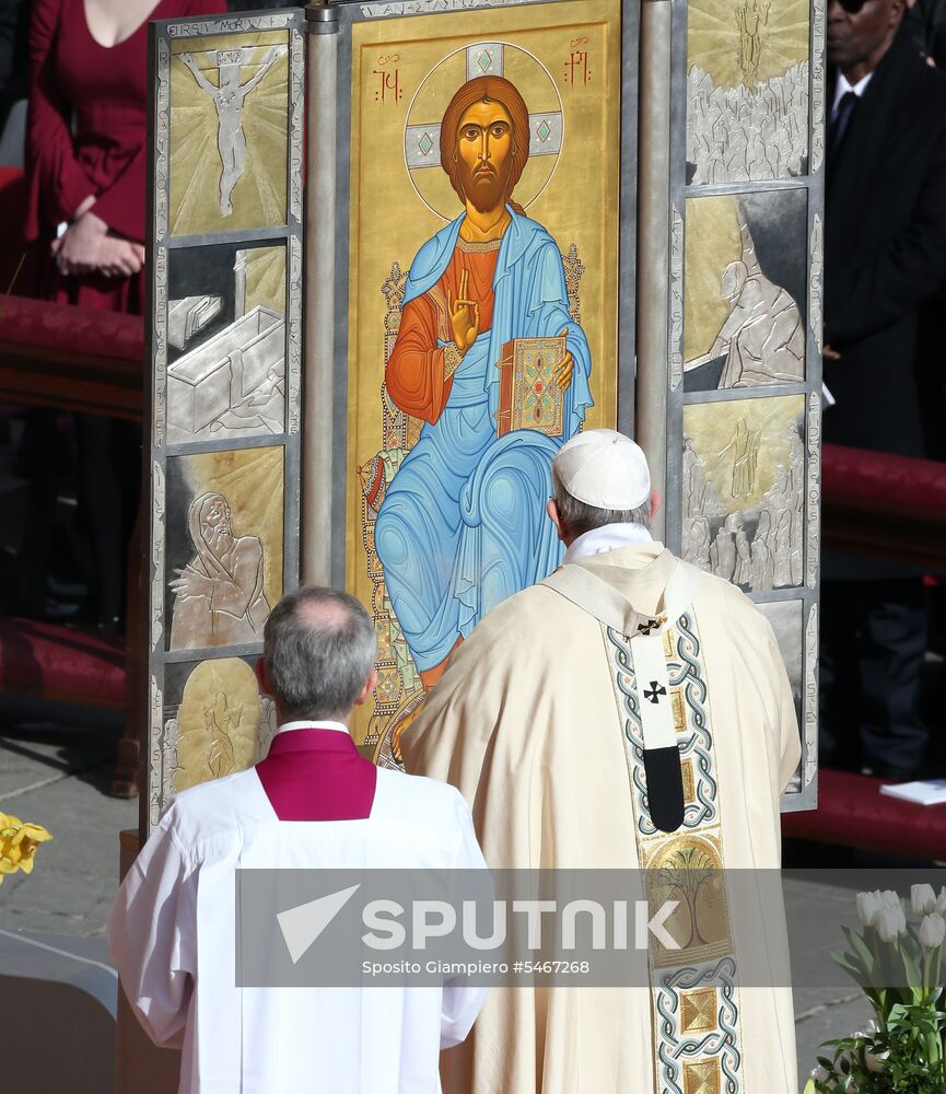 Easter mass in Vatican