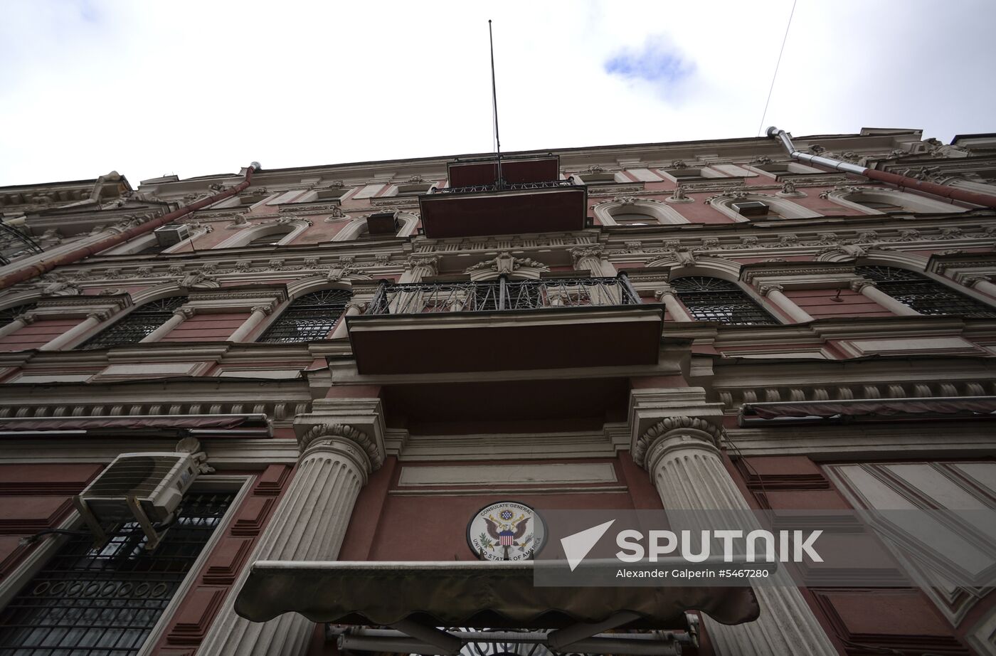 US flag removed from US Consulate-General in St. Petersburg